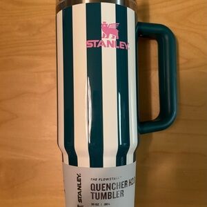 Stanley Teal and White Quencher H2.0 Tumbler